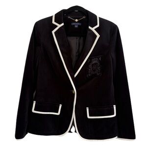 Preppy Blazer with White Trim